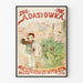 Vintage poster Zakopane Adasiowka appartementlocatie