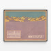 Vintage Zuger-Berg Winter Sports and Tramway Poster — framed artwork on a wall