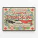 Vintage poster Red Cross - German Clothing Exhibition 1914 — framed artwork on a wall